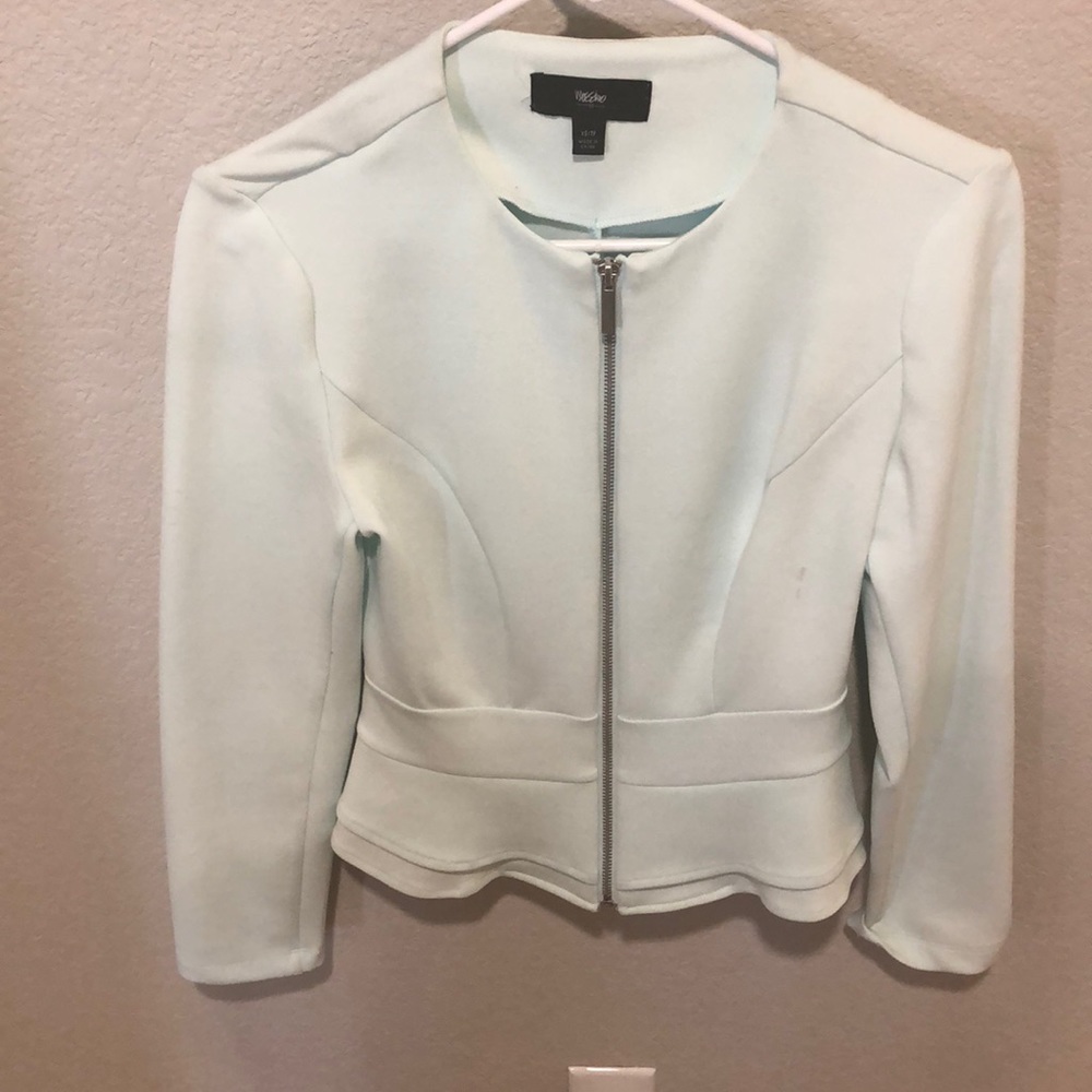 Ruffled blazer